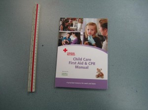 Red Cross Emergency and Standard Childcare First Aid Book